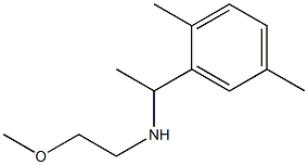 [1-(2,5-dimethylphenyl)ethyl](2-methoxyethyl)amine 结构式