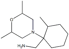 [1-(2,6-dimethylmorpholin-4-yl)-2-methylcyclohexyl]methylamine 结构式