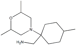 [1-(2,6-dimethylmorpholin-4-yl)-4-methylcyclohexyl]methylamine 结构式