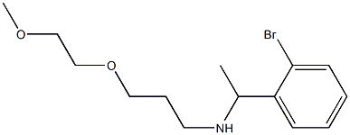 [1-(2-bromophenyl)ethyl][3-(2-methoxyethoxy)propyl]amine 结构式