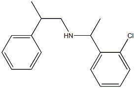 [1-(2-chlorophenyl)ethyl](2-phenylpropyl)amine 结构式