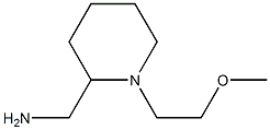 [1-(2-methoxyethyl)piperidin-2-yl]methanamine 结构式