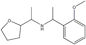 [1-(2-methoxyphenyl)ethyl][1-(oxolan-2-yl)ethyl]amine 结构式