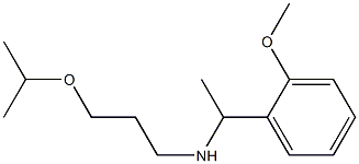 [1-(2-methoxyphenyl)ethyl][3-(propan-2-yloxy)propyl]amine 结构式