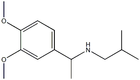 [1-(3,4-dimethoxyphenyl)ethyl](2-methylpropyl)amine 结构式