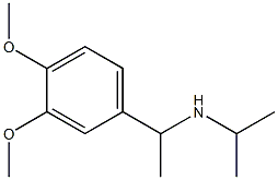 [1-(3,4-dimethoxyphenyl)ethyl](propan-2-yl)amine 结构式