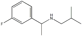 [1-(3-fluorophenyl)ethyl](2-methylpropyl)amine 结构式