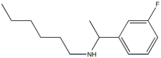 [1-(3-fluorophenyl)ethyl](hexyl)amine 结构式