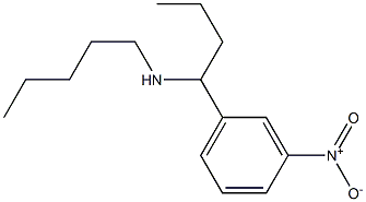 [1-(3-nitrophenyl)butyl](pentyl)amine 结构式