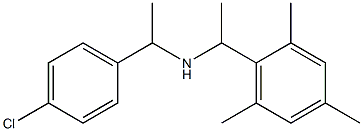 [1-(4-chlorophenyl)ethyl][1-(2,4,6-trimethylphenyl)ethyl]amine 结构式