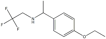 [1-(4-ethoxyphenyl)ethyl](2,2,2-trifluoroethyl)amine 结构式