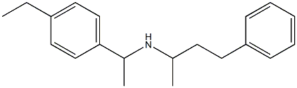 [1-(4-ethylphenyl)ethyl](4-phenylbutan-2-yl)amine 结构式