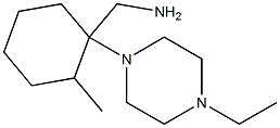 [1-(4-ethylpiperazin-1-yl)-2-methylcyclohexyl]methylamine 结构式