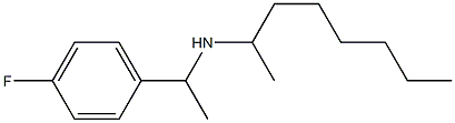 [1-(4-fluorophenyl)ethyl](octan-2-yl)amine 结构式