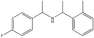 [1-(4-fluorophenyl)ethyl][1-(2-methylphenyl)ethyl]amine 结构式