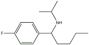 [1-(4-fluorophenyl)pentyl](propan-2-yl)amine 结构式