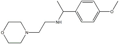 [1-(4-methoxyphenyl)ethyl][2-(morpholin-4-yl)ethyl]amine 结构式