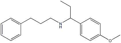 [1-(4-methoxyphenyl)propyl](3-phenylpropyl)amine 结构式