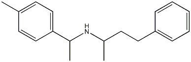 [1-(4-methylphenyl)ethyl](4-phenylbutan-2-yl)amine 结构式