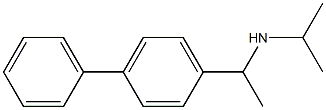 [1-(4-phenylphenyl)ethyl](propan-2-yl)amine 结构式