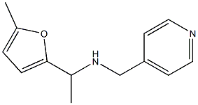 [1-(5-methylfuran-2-yl)ethyl](pyridin-4-ylmethyl)amine 结构式