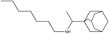 [1-(adamantan-1-yl)ethyl](heptyl)amine 结构式