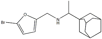 [1-(adamantan-1-yl)ethyl][(5-bromofuran-2-yl)methyl]amine 结构式