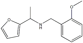 [1-(furan-2-yl)ethyl][(2-methoxyphenyl)methyl]amine 结构式