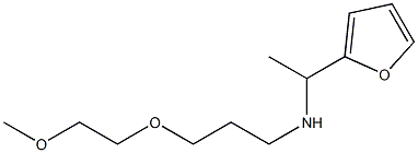 [1-(furan-2-yl)ethyl][3-(2-methoxyethoxy)propyl]amine 结构式