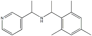 [1-(pyridin-3-yl)ethyl][1-(2,4,6-trimethylphenyl)ethyl]amine 结构式