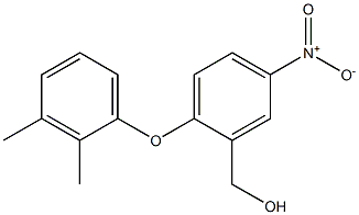 [2-(2,3-dimethylphenoxy)-5-nitrophenyl]methanol 结构式