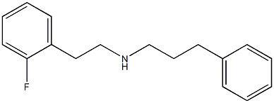 [2-(2-fluorophenyl)ethyl](3-phenylpropyl)amine 结构式