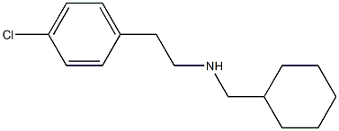 [2-(4-chlorophenyl)ethyl](cyclohexylmethyl)amine 结构式