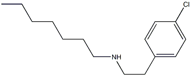 [2-(4-chlorophenyl)ethyl](heptyl)amine 结构式