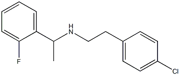 [2-(4-chlorophenyl)ethyl][1-(2-fluorophenyl)ethyl]amine 结构式