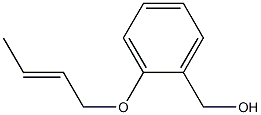 [2-(but-2-en-1-yloxy)phenyl]methanol 结构式