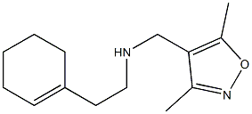 [2-(cyclohex-1-en-1-yl)ethyl][(3,5-dimethyl-1,2-oxazol-4-yl)methyl]amine 结构式