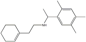 [2-(cyclohex-1-en-1-yl)ethyl][1-(2,4,5-trimethylphenyl)ethyl]amine 结构式