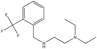 [2-(diethylamino)ethyl]({[2-(trifluoromethyl)phenyl]methyl})amine 结构式