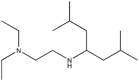 [2-(diethylamino)ethyl](2,6-dimethylheptan-4-yl)amine 结构式