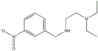 [2-(diethylamino)ethyl][(3-nitrophenyl)methyl]amine 结构式