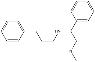 [2-(dimethylamino)-1-phenylethyl](3-phenylpropyl)amine 结构式