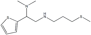 [2-(dimethylamino)-2-(thiophen-2-yl)ethyl][3-(methylsulfanyl)propyl]amine 结构式