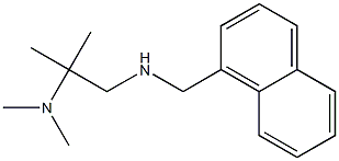 [2-(dimethylamino)-2-methylpropyl](naphthalen-1-ylmethyl)amine 结构式