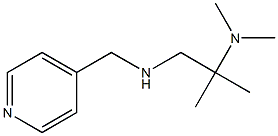 [2-(dimethylamino)-2-methylpropyl](pyridin-4-ylmethyl)amine 结构式