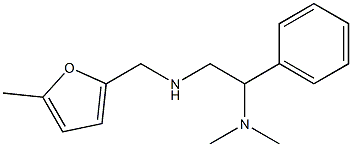 [2-(dimethylamino)-2-phenylethyl][(5-methylfuran-2-yl)methyl]amine 结构式