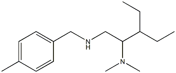 [2-(dimethylamino)-3-ethylpentyl][(4-methylphenyl)methyl]amine 结构式
