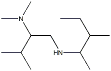 [2-(dimethylamino)-3-methylbutyl](3-methylpentan-2-yl)amine 结构式