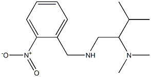 [2-(dimethylamino)-3-methylbutyl][(2-nitrophenyl)methyl]amine 结构式