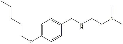 [2-(dimethylamino)ethyl]({[4-(pentyloxy)phenyl]methyl})amine 结构式